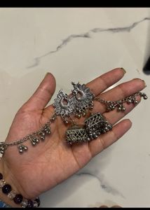 Outfit From Scratch Anarkali With Jhumka Nd Dupatt