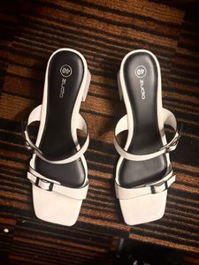 “Zudio” Buckled Sellier Block Heels