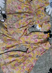 Yellow Floral Dress