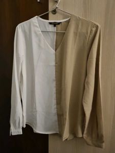 Fithub Fashion Dual Toned Formal Blouse