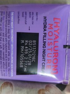 L&#39;Oreal Hydra Filling Night Cream