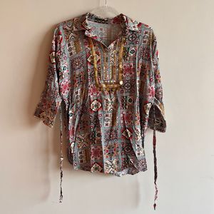 Patterned Suit Set