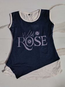 Wild Rose Graphic Tank Top