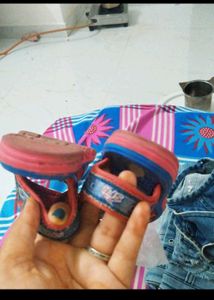 Blue Thong Sandals
