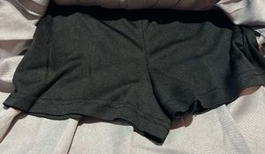 Grey Pleated Skirt
