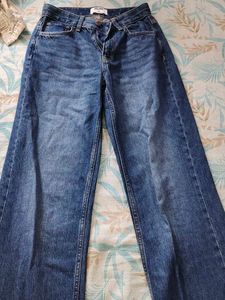 Dark Blue Straight Jeans