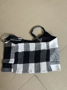 Gingham Crop Top