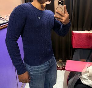 Ralph Lauren Old Money Cable Knit Sweater