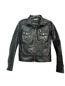 Cropped Leather Jacket women