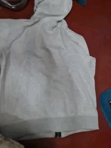 MONOCOM Grey Zip-Up Hoodie