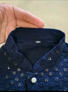 Men&#39;s Dark Blue Kurta