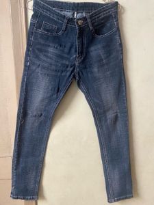 Dark Blue Denim Jeans