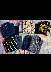 10 Shirts 5 Pants Combo