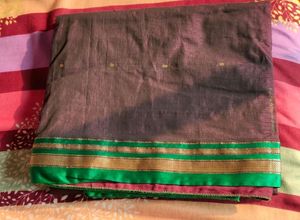 Magenta Cotton Silk Saree (Women)