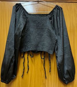 Black Crop Top