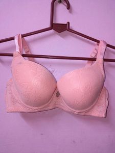 New Elegant Peach Bra