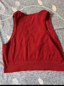Garage Cropped Vest Top