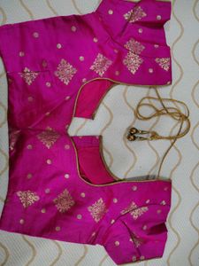 Pink & Gold Blouse
