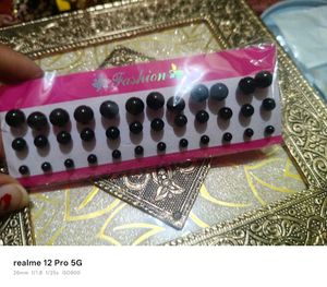 Black Stud Earring Set