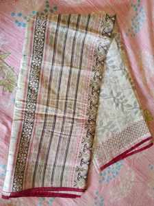 Vintage Striped Sari