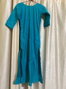 Teal Embellished Kurti