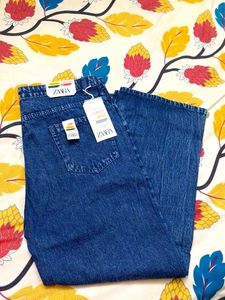 Zara Baggy Denim Jeans (Women's)