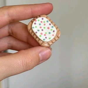 Handmade Clay Cookie Magnets 🍪