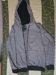 Striped Zip-Up Hoodie