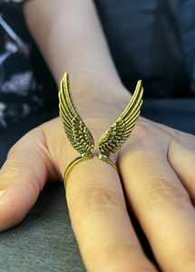 Vintage Gold Wings Ring