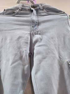 Light Blue Cargo Jeans