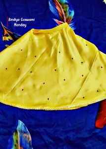 Baby Girl Radhe Rani Dress With Hair Band