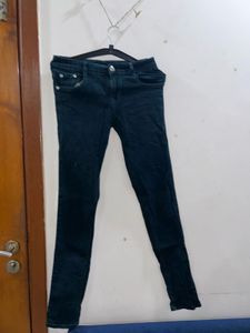 AIRWAYS Dark Green Skinny Jeans