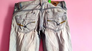 Blue And White 🤍 Combination Man Jeans , Size 38