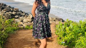 Mid Length Dress.