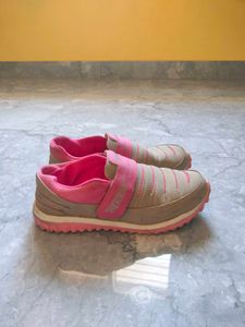 Pink Strap Sneakers