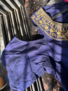 Navy blue Ethnic top