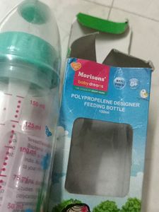 Baby Feeding 150ml Bottle 🍼 With Nipple, 🥄