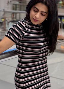Striped Bodycon Dress