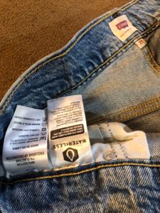 Levi’s High Rise Bootcut Raw Hem Jeans
