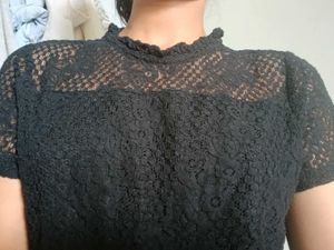 Black Lace Top