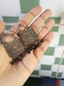 Oxidised Earring