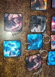 Anime/Gamer Keychains 40 rs per piece Minmum 5 Pcs