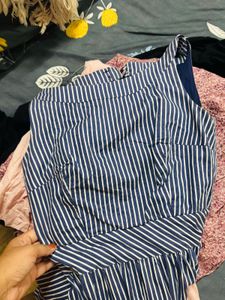 Striped Sleeveless Dress