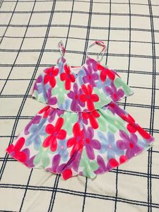 Floral Print Playsuit (never worn)