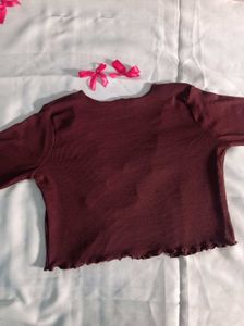 Cute Tie-Front Top