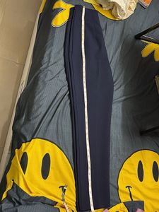 Navy Blue High-Waisted Pants