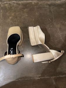 Block Mules Heels Sandal