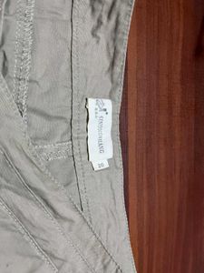 Olive Green High-Waisted Shorts