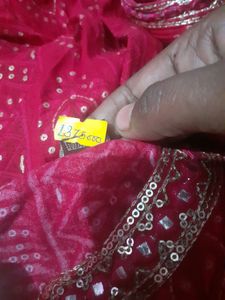 Like New Anarkali Dress With Belt