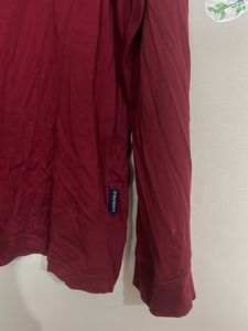 Maroon Long Sleeve T-Shirt